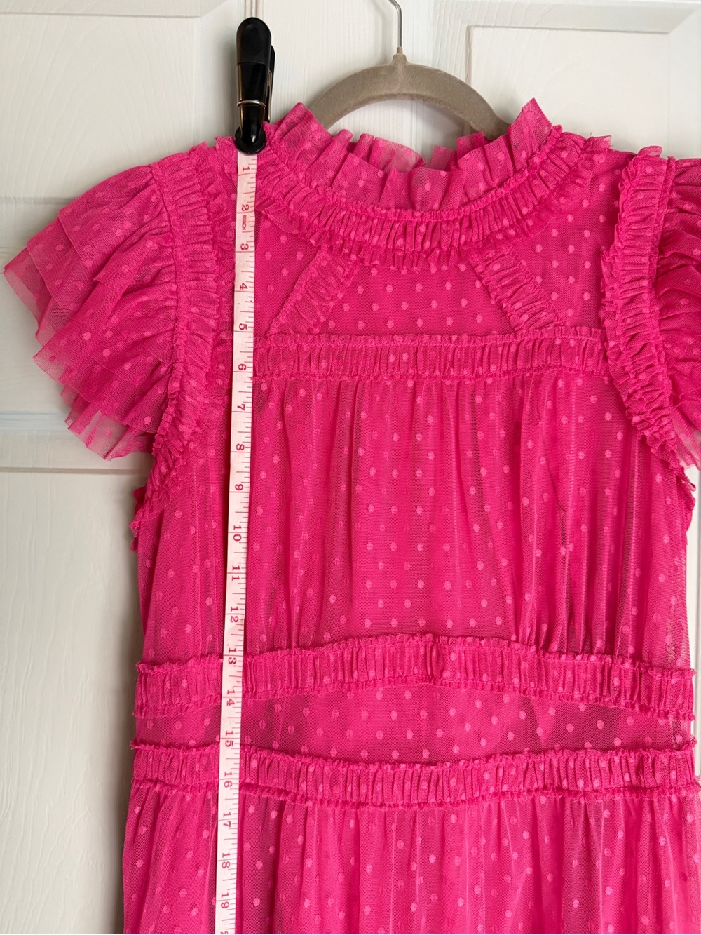Boden Hot Pink Tiered Maxi Dress - Picture 8 of 17